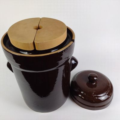 Stoneware Butter Churn