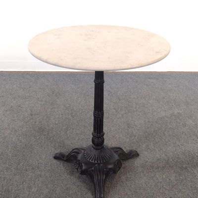 World Market Marble Top Table With Metal Base