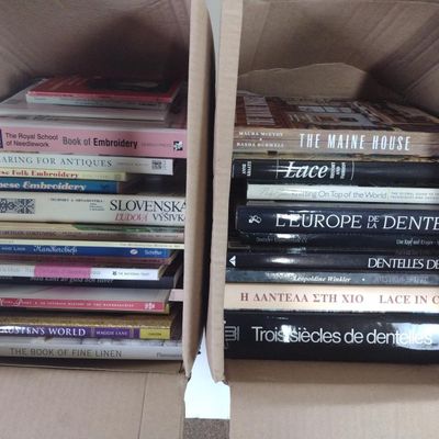 29 Fashion History & Textile Reference Books incl. The Maine House