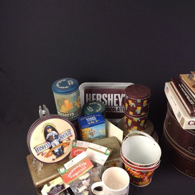 Vintage Hershey Chocolate Tins & Books