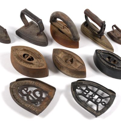 8 Antique Sad Irons