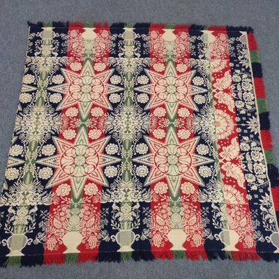 Vintage Unsigned Coverlet