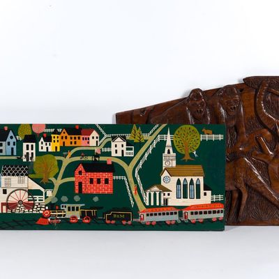 2 Decorative Wood Panels