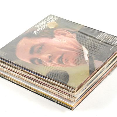 20 Vinyl Records Incl. Johnny Cash & The Rolling Stones
