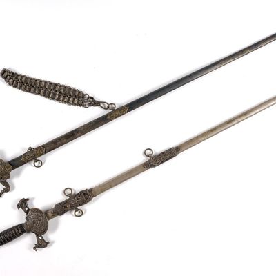 2 Knights of Pythias Ceremonial Swords & Scabbards