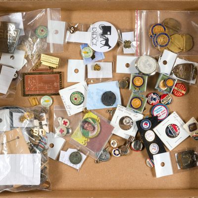 Political Pins, Buttons, Medals & U.S. Military Regalia