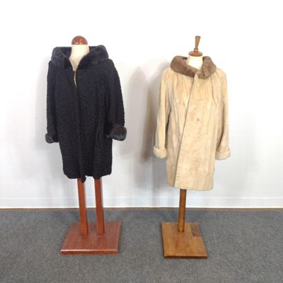 2 Vintage Women's Fur Coats from Harrisburg Pennsylvania