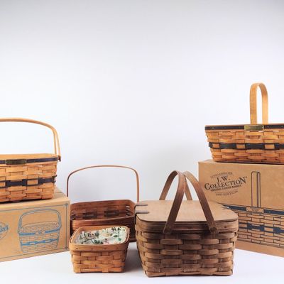 5 Longaberger Baskets Incl. J.W. Collection