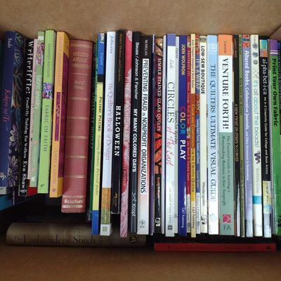 45 Books Mostly On Sewing & Needlework