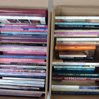 70 Sewing & Craft Reference Books Incl. Ribbon Embroidery