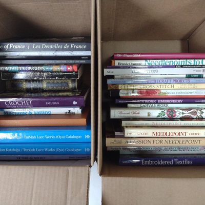 34 Sewing & Craft Reference Books incl. Crochet History & Technique