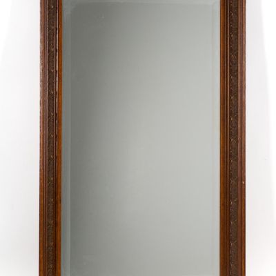 Vintage Wooden Frame Mirror