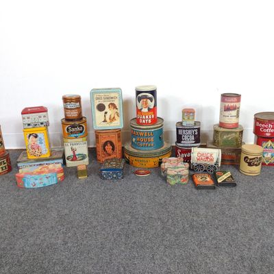 Vintage Advertisement Tins