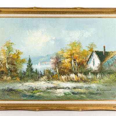 Country Side Scene Painting