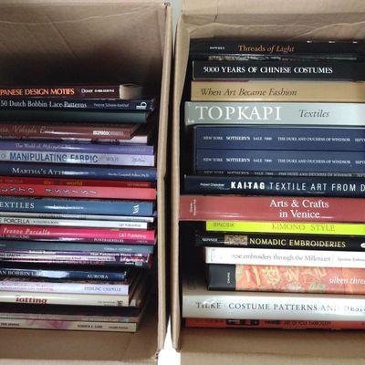 43 Sewing & Craft Reference Books incl. Threads of Light