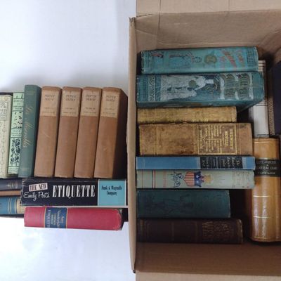 25 Vintage Books incl. Uncle Tom’s Cabin