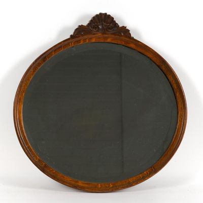 Antique Round Mirror