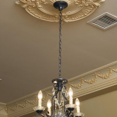 Farmhouse-Style 4-Light Crystal Chandelier