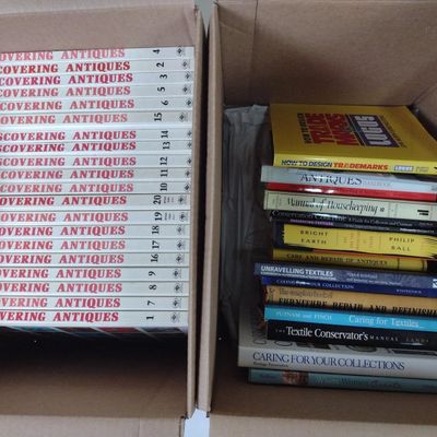 33 Sewing & Craft Reference Books incl. Discovering Antiques Volumes