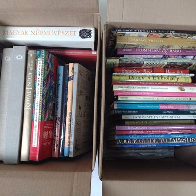 34 Sewing & Craft Reference Books incl. Renaissance Cross Stitch Samplers