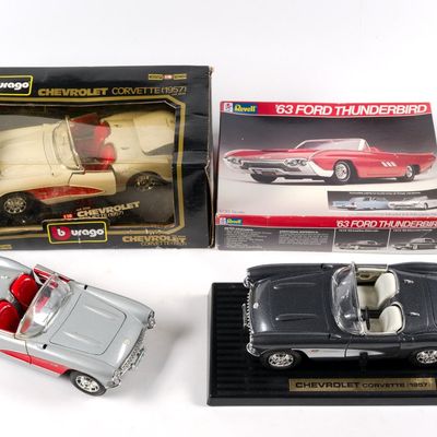 4 Die Cast Model Cars Incl. Bburango & Revell