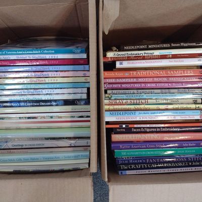 52 Sewing & Textile Reference Books incl. Traditional Sampler