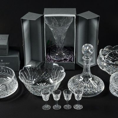 12 Pieces Waterford Glass