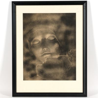 Madonna & Jesus Abstract Print
