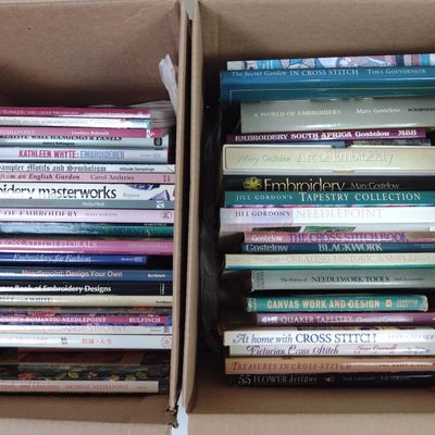 43 Sewing & Craft Reference Books incl. Embroidery Masterworks