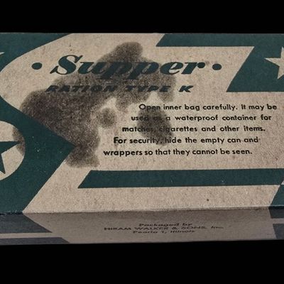Sale Photo Thumbnail #10: SCARCE WWII K-Ration Supper Morale Series, Sealed