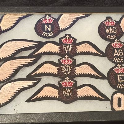 Sale Photo Thumbnail #42: WWII British RAF / RCAF / RAAF Wings Set with