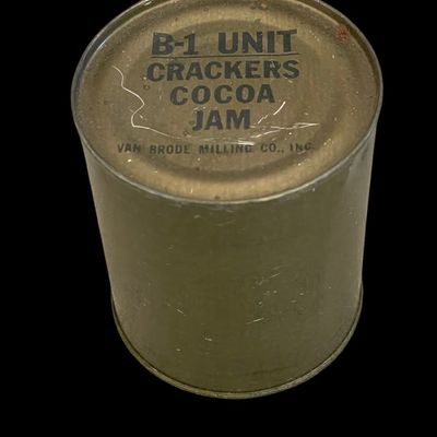 Sale Photo Thumbnail #133: Korean War US C-Ration B-1 Tin, Van Brode Milling