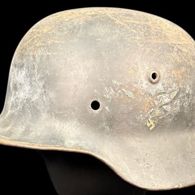 Sale Photo Thumbnail #490: Named Luftwaffe M35 DD Shell, ET64, Leipheim