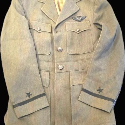 Sale Photo Thumbnail #298: WWII U.S. Navy Pilot Uniform (V-5) - Named Floyd