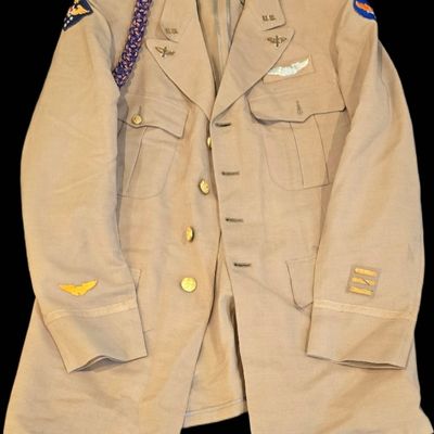 Sale Photo Thumbnail #315: WWII Pilot Instructor Linen Uniform - Palm Beach