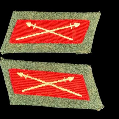 Sale Photo Thumbnail #75: SCARCE WWII Osttruppen Don Cossack Kragenspiegel