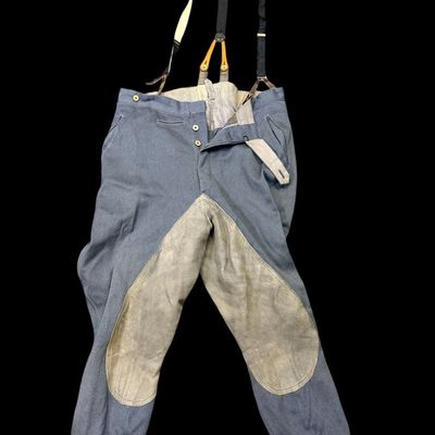 Sale Photo Thumbnail #271: WWII Luftwaffe Trousers Blaugrau Reithose &