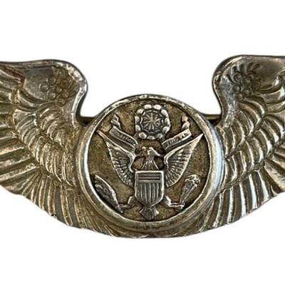 Sale Photo Thumbnail #52: Theater-Made USAAF Aircrew Wings, Great Seal