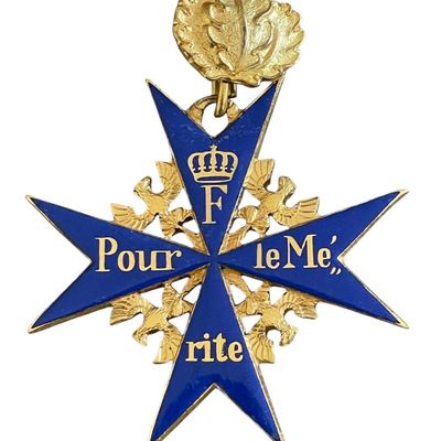 Sale Photo Thumbnail #217: Pour le Merite (Blue Max) - Jeweler's Copy with