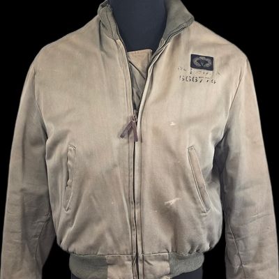 Sale Photo Thumbnail #322: RARE WWII Tanker Jacket with Bullion Paratrooper