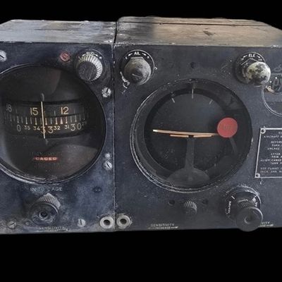Sale Photo Thumbnail #182: WWII USAAF Type A-3A Gyropilot Control Pair