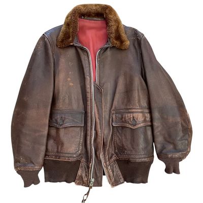Sale Photo Thumbnail #343: WWII USN M-422A Goatskin Flight Jacket, USN