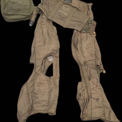 Sale Photo Thumbnail #373: WWII USAAF G-3A Anti-G Suit & Bag