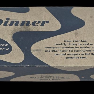 Sale Photo Thumbnail #11: SCARCE WWII K-Ration Dinner Unit, Morale Series