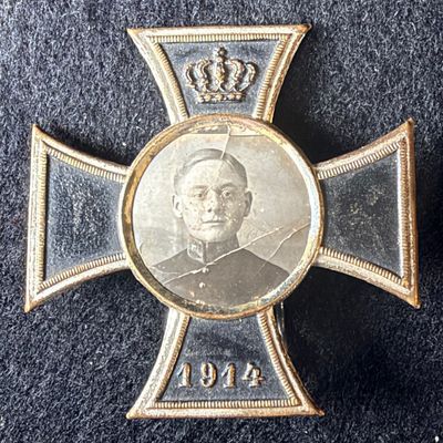 Sale Photo Thumbnail #96: WWI German 1914 Iron Cross Patriotika Photo