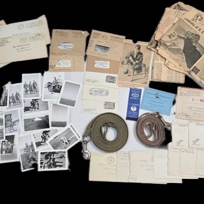 Sale Photo Thumbnail #244: RARE 505th PIR KIA Archive: Max Jump Dog Handler