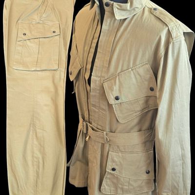 Sale Photo Thumbnail #325: RARE NOS WWII M-1942 Jump Uniform, Tags Intact