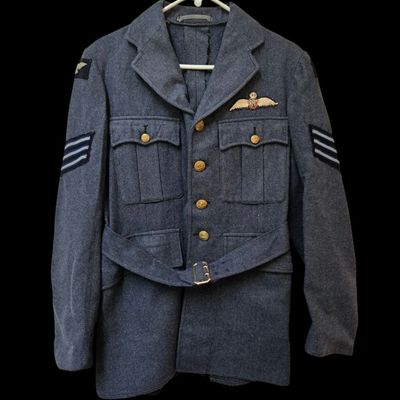 Sale Photo Thumbnail #281: WWII RAF Sgt Pilot Tunic, Battle of Britain