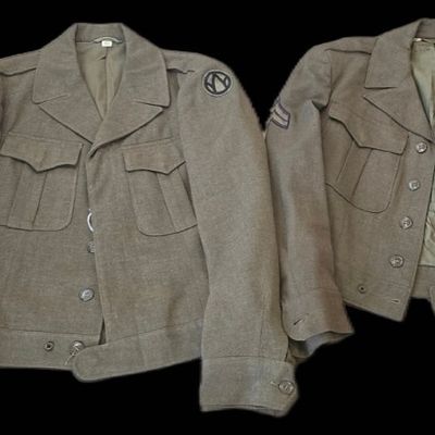 Sale Photo Thumbnail #305: Pair of Ike Jackets - 11th Airborne and 89th/10th
