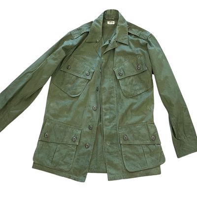 Sale Photo Thumbnail #288: RARE Vietnam 1st Pattern Jungle Jacket, Exposed